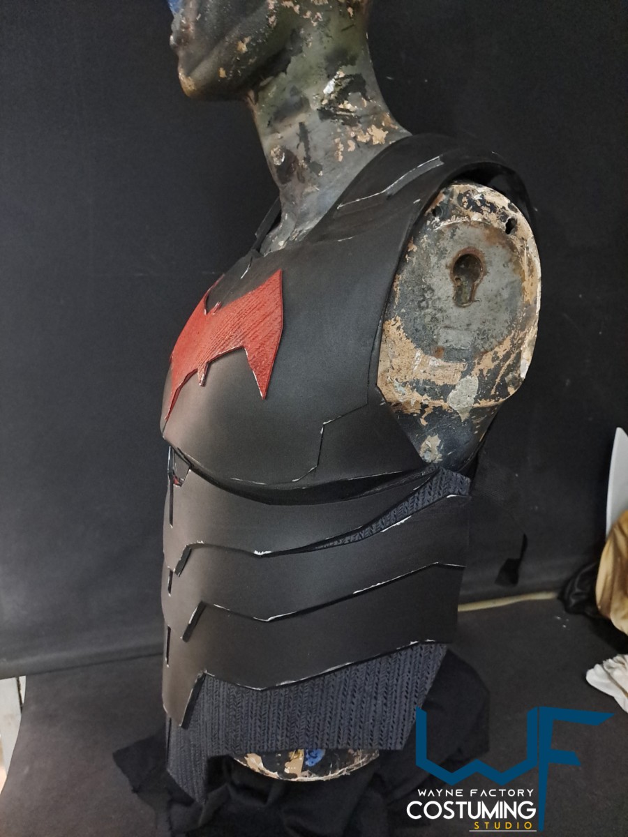 red hood dc comics helmet cosplay inspired resin cast eva foam film props batman family