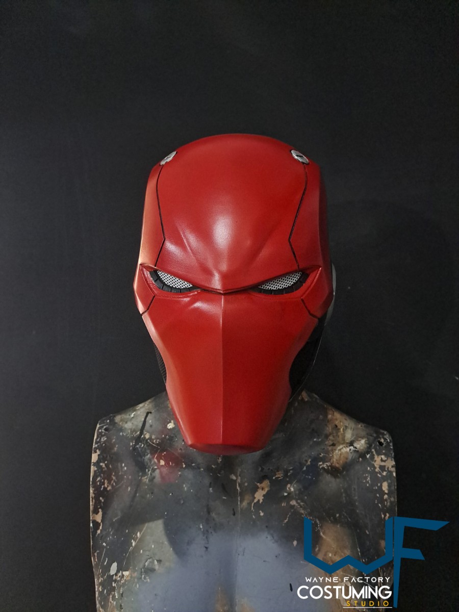 red hood dc comics helmet cosplay inspired resin cast eva foam film props batman family
