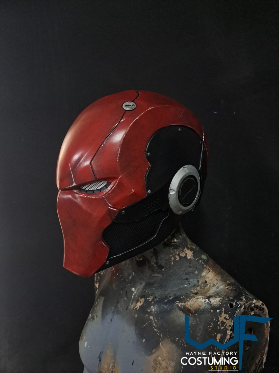 red hood dc comics helmet cosplay inspired resin cast eva foam film props batman family