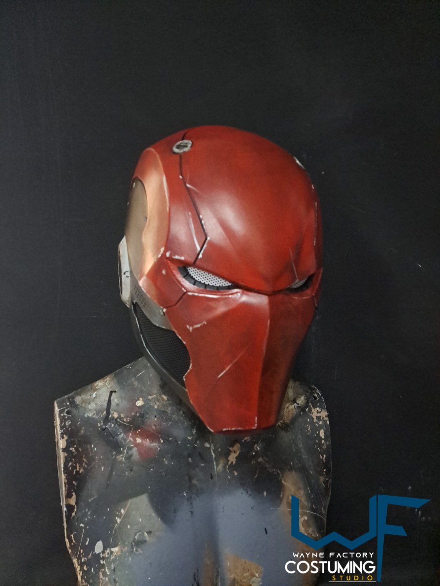 red hood dc comics helmet cosplay inspired resin cast eva foam film props batman family