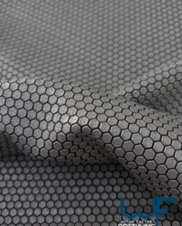 honey comb full fabric silicon ink rised reliefs pattern texture screen printed fabric spandex lycra for cosplay and superhero costume studio cinema elastic stretch tiles costume